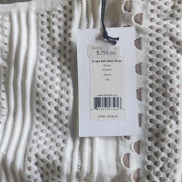 Bailey 44 Crepe Suzette Sweater Dress Size XS NWT - Picture 4 of 5